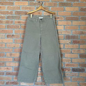 Madewell Emmett Wide Leg Crop Pants Size 27